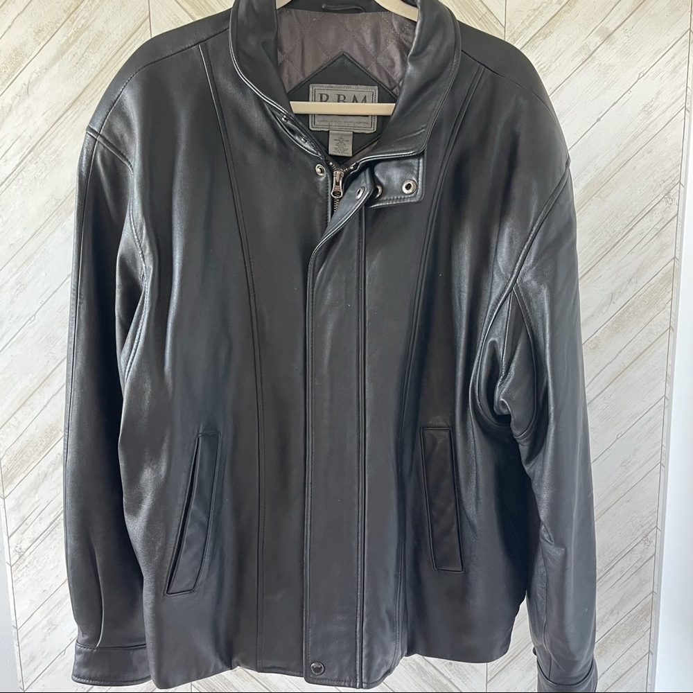 Rbm Outdoor Collection 100% Genuine Leather Jacket - Gem